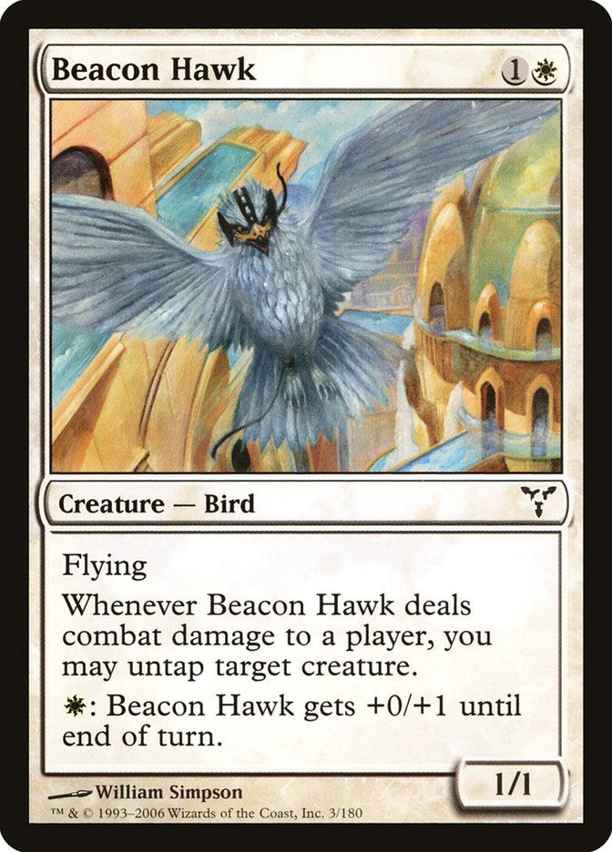 Beacon Hawk - MTG Card versions