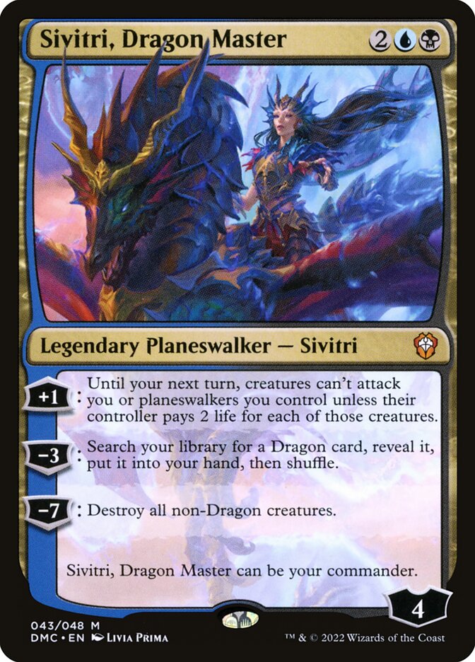 Sivitri, señora de los dragones - Dominaria United Commander (DMC)