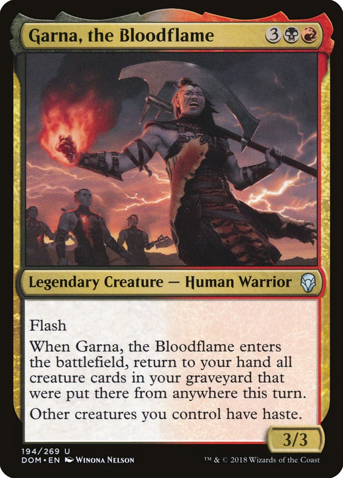 Garna, the Bloodflame - Dominaria (DOM)