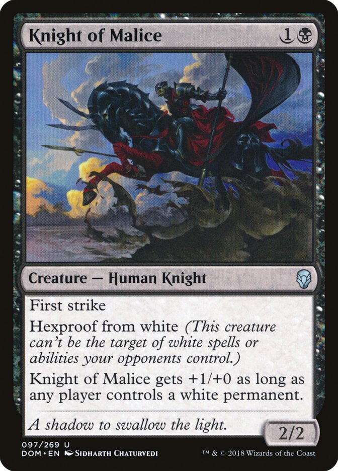 Knight of Malice - Dominaria