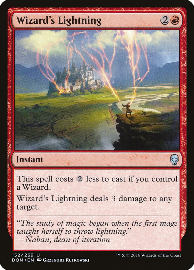 Wizard's Lightning - Dominaria