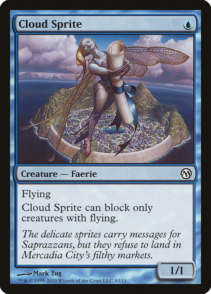 Cloud Sprite - MTG Card versions