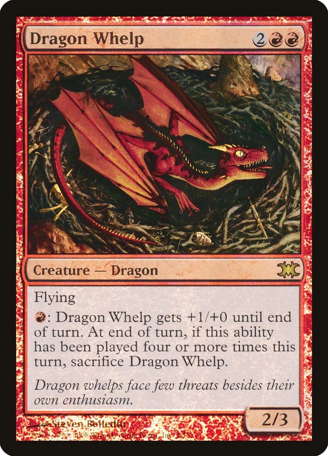 Dragon Whelp - MTG Card versions