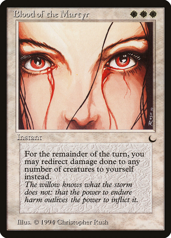 Blood of the Martyr - MTG Card versions