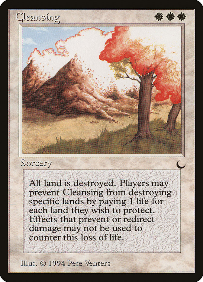 Cleansing - MTG Card versions