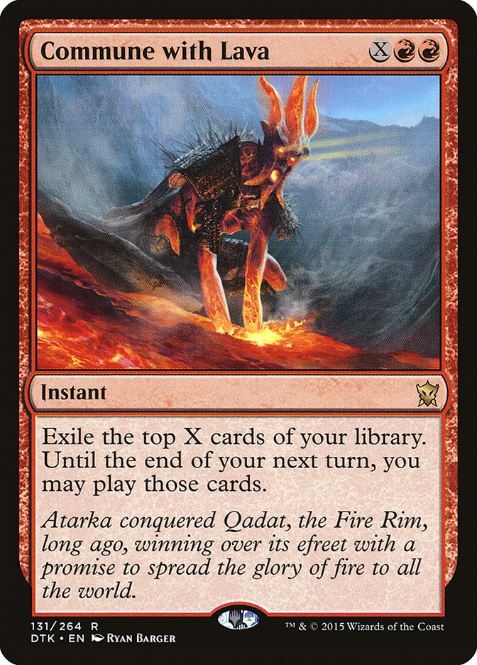 Commune with Lava - Dragons of Tarkir (DTK)