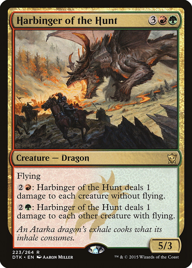 Harbinger of the Hunt - Dragons of Tarkir (DTK)