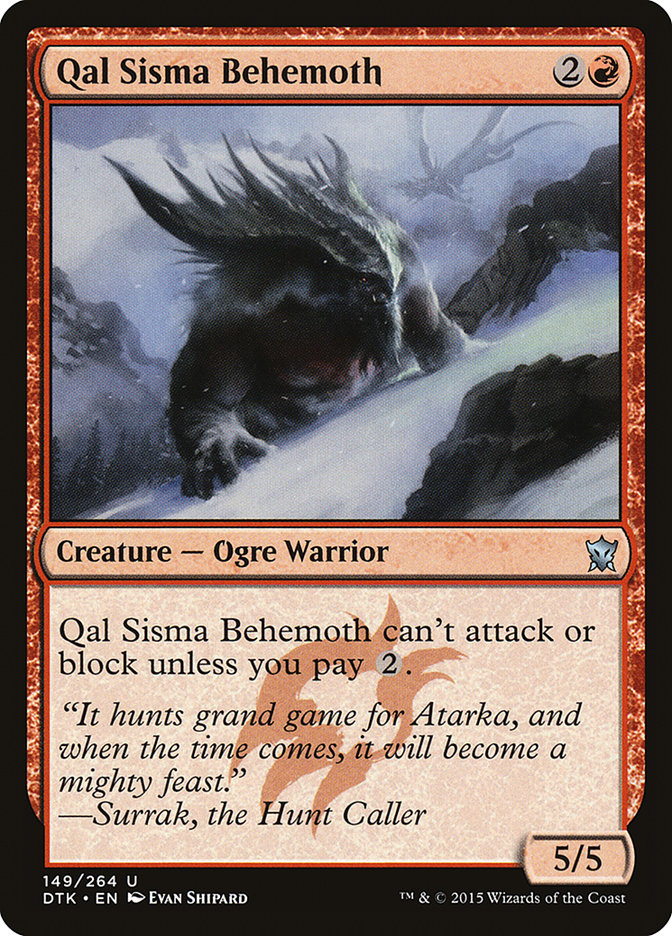 Qal Sisma Behemoth - Dragons of Tarkir
