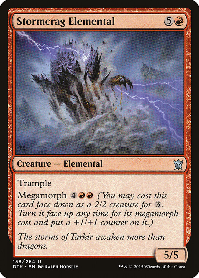 Stormcrag Elemental - Dragons of Tarkir