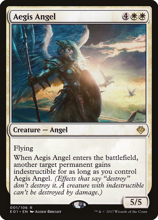 Aegis Angel - MTG Card versions