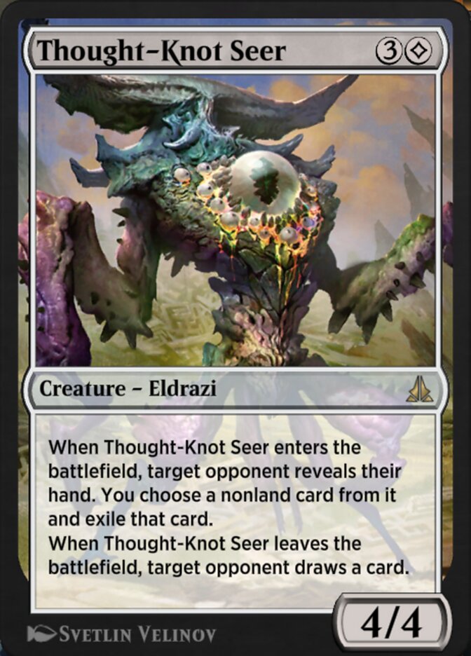 Thought-Knot Seer - MTG Card versions