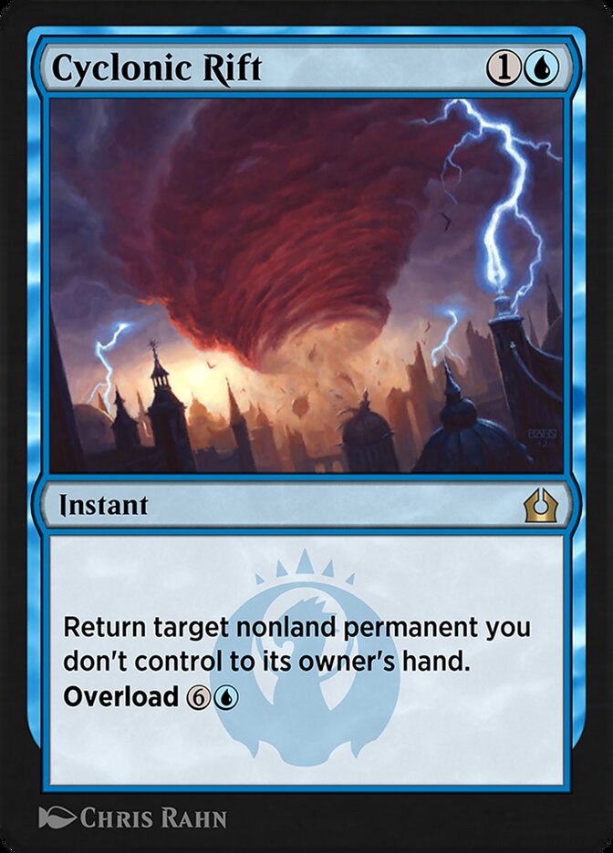 Cyclonic Rift - MTG Card versions