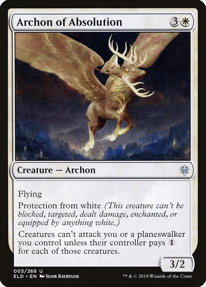 Archon of Absolution - MTG Card versions