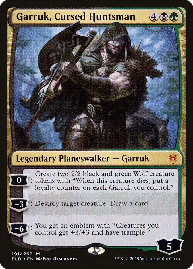 Garruk, Caçador Amaldiçoado - Throne of Eldraine (ELD)