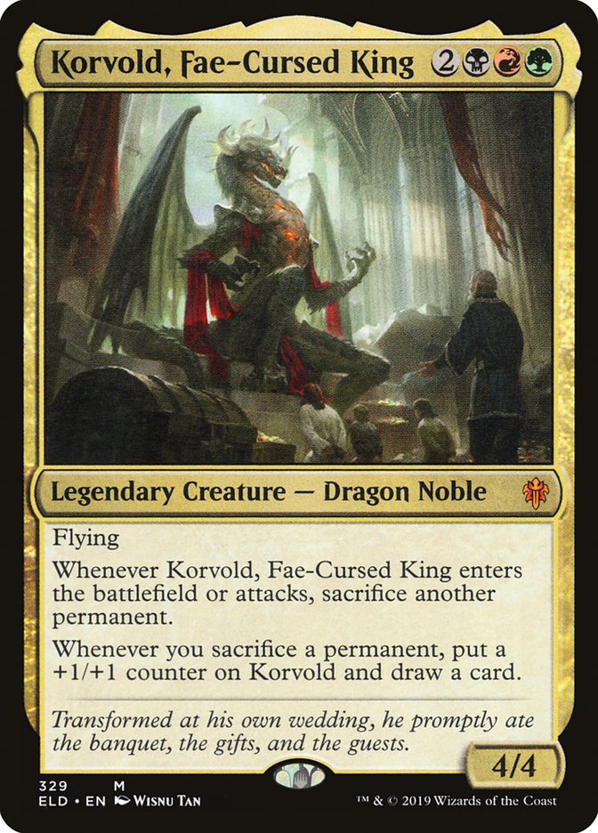 Korvold, Fae-Cursed King - Throne of Eldraine (ELD)