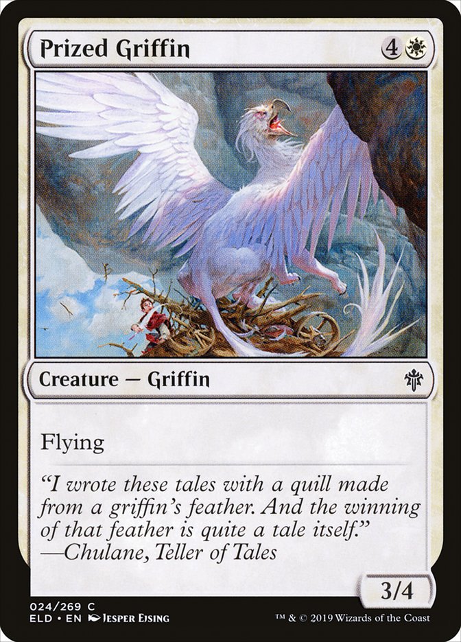Prized Griffin - Throne of Eldraine