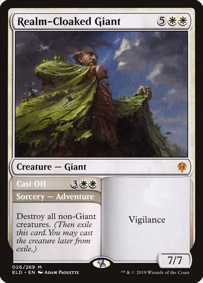 Realm-Cloaked Giant // Cast Off - Throne of Eldraine (ELD)