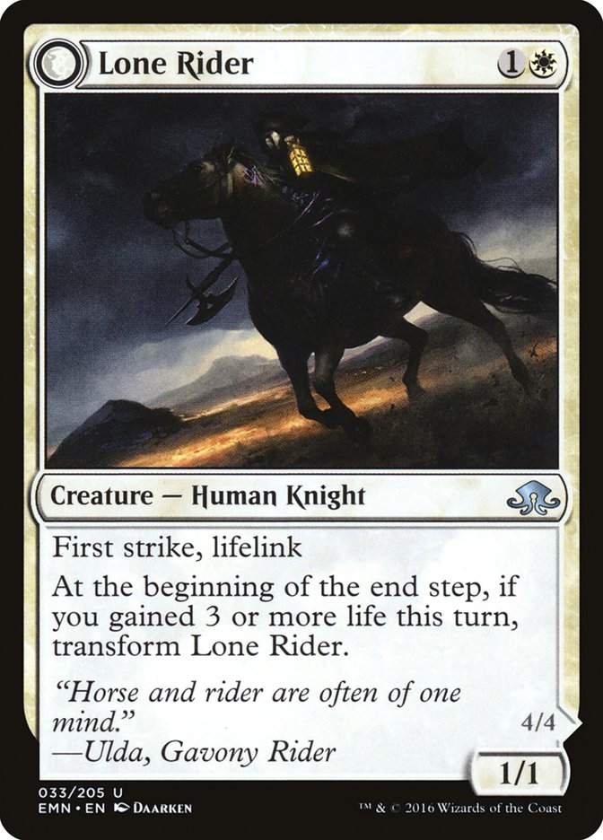 Lone Rider // It That Rides as One - Eldritch Moon (EMN)
