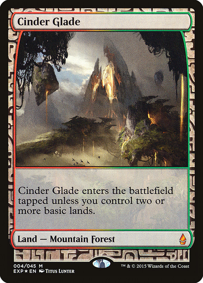 Cinder Glade - MTG Card versions