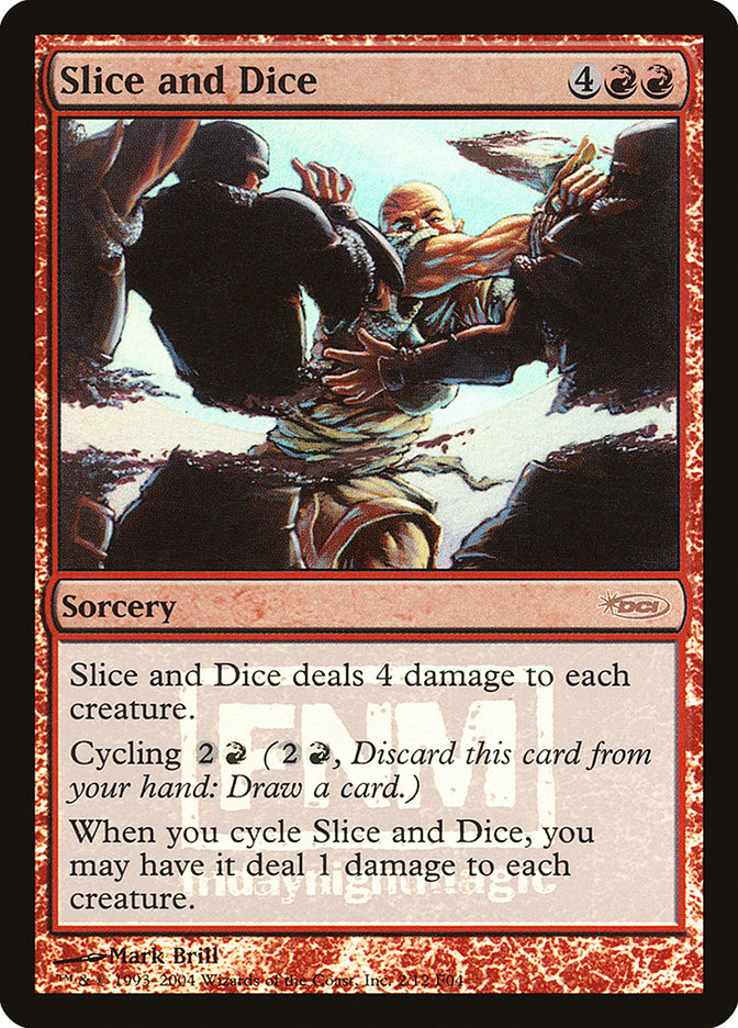 Slice and Dice - MTG Card versions