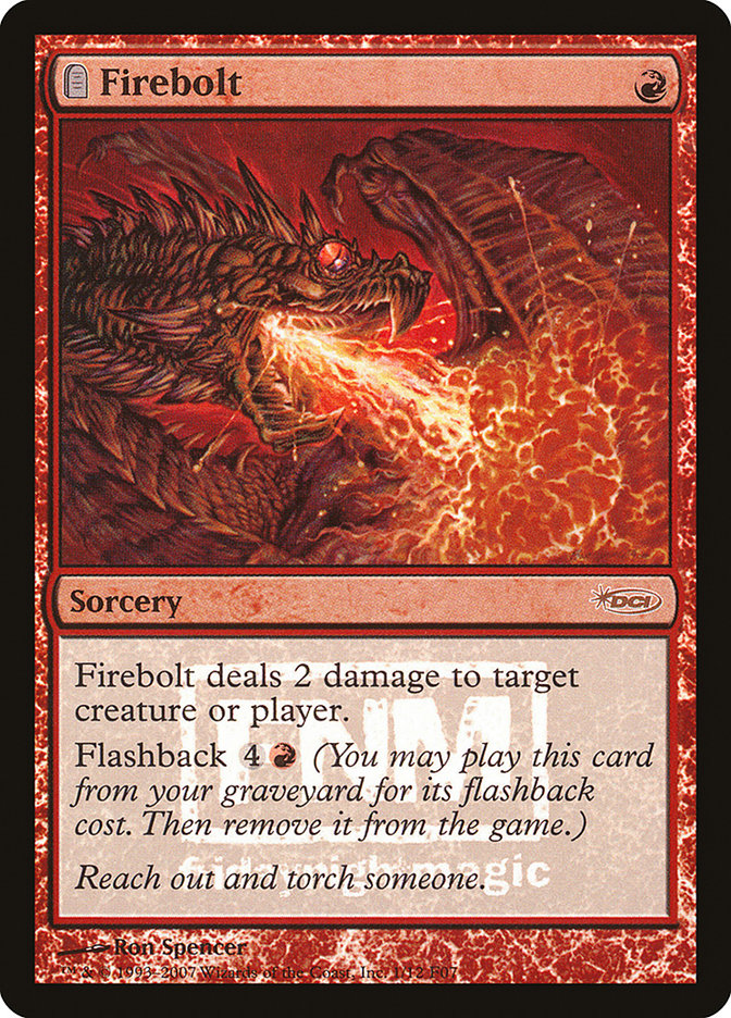 Firebolt - MTG Card versions