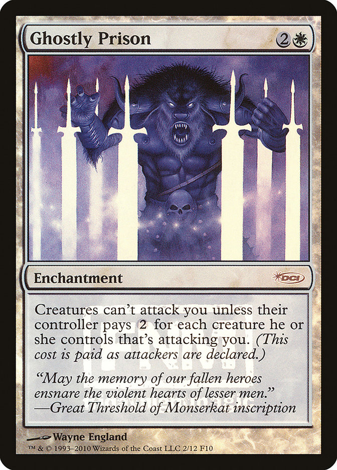 Ghostly Prison - MTG Card versions