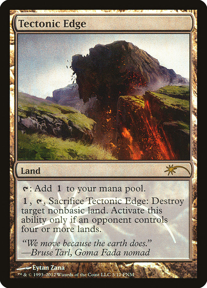 Tectonic Edge - MTG Card versions