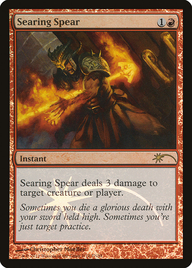 Searing Spear - MTG Card versions