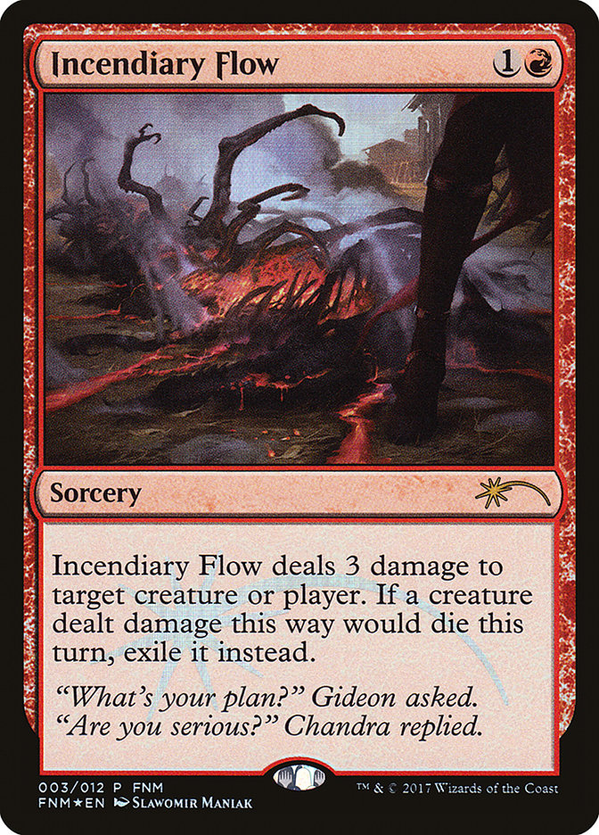 Incendiary Flow - MTG Card versions