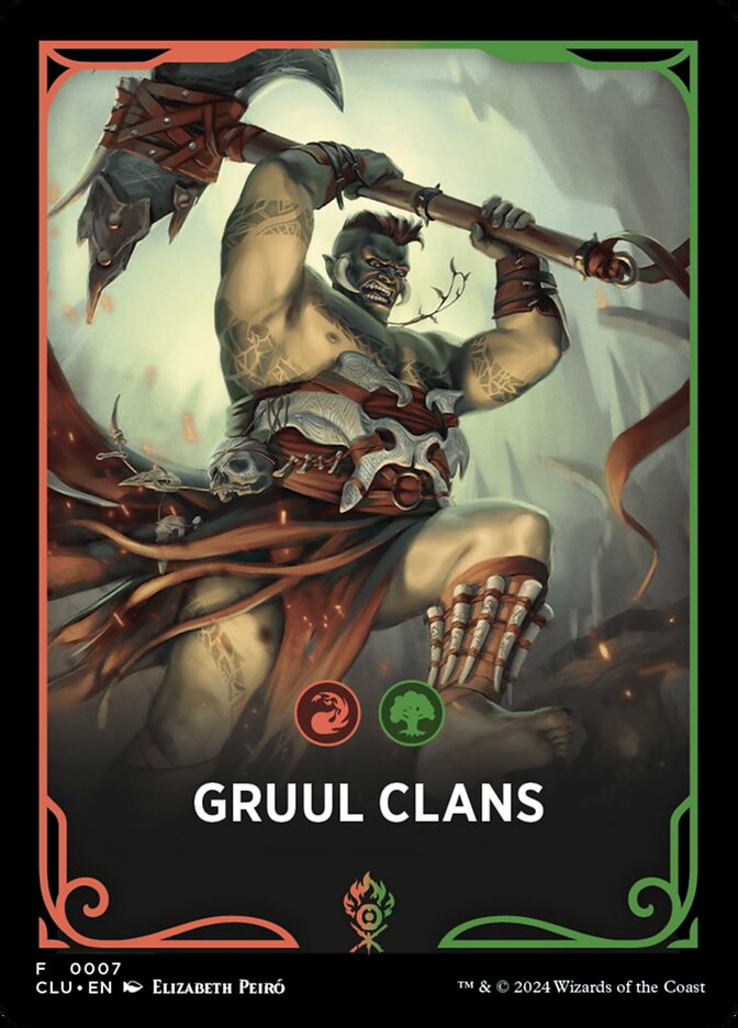 Gruul Clans - Ravnica: Clue Edition Front Cards