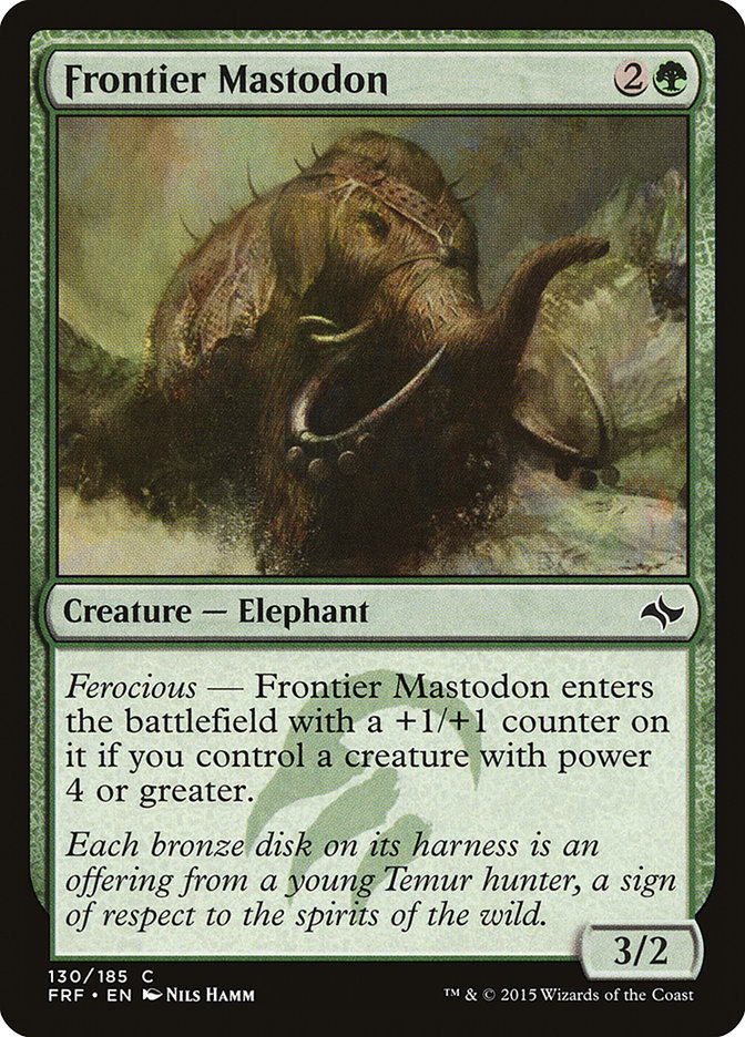Frontier Mastodon - Fate Reforged (FRF)