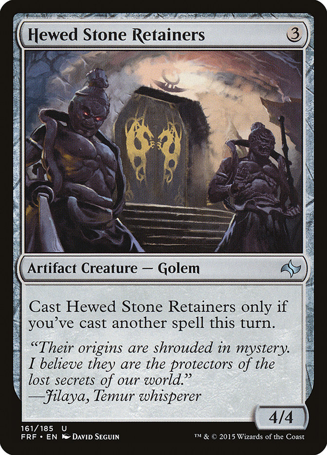 Hewed Stone Retainers - Fate Reforged (FRF)