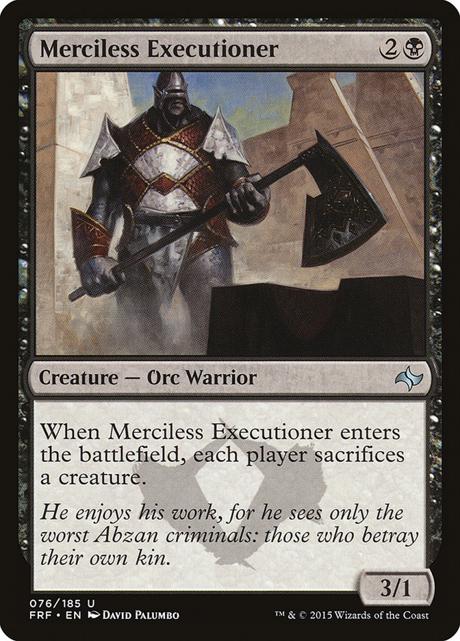 Merciless Executioner - Fate Reforged (FRF)