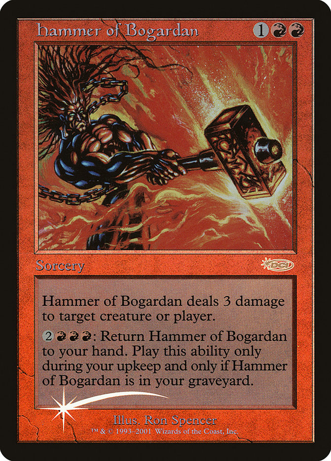 Hammer of Bogardan - MTG Card versions
