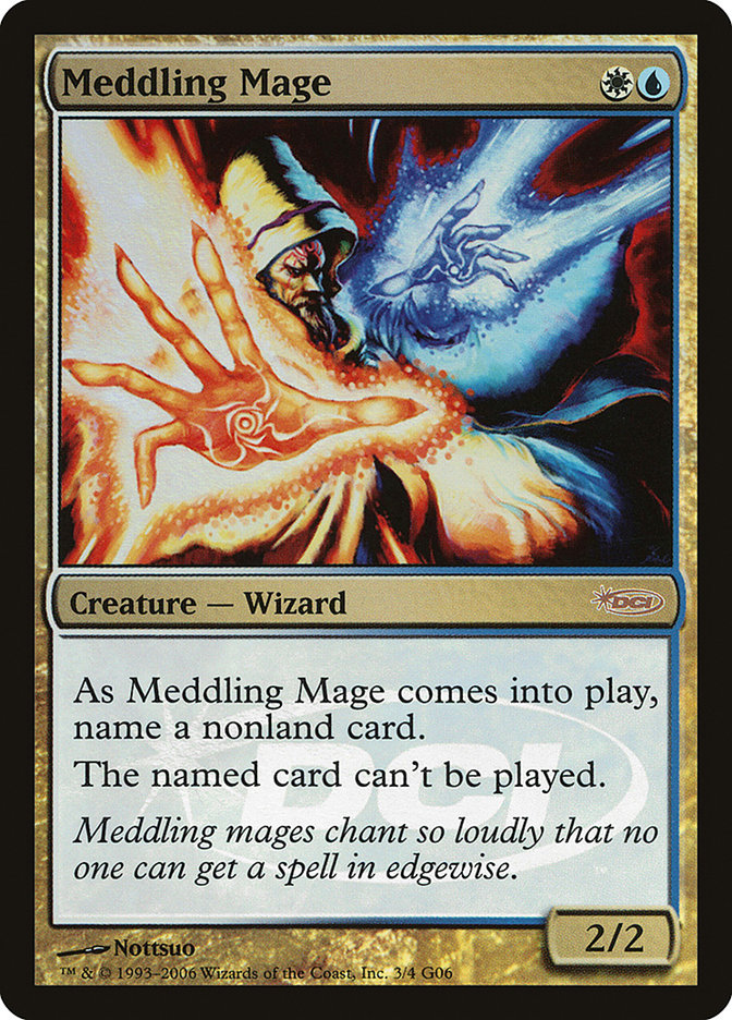 Meddling Mage - MTG Card versions