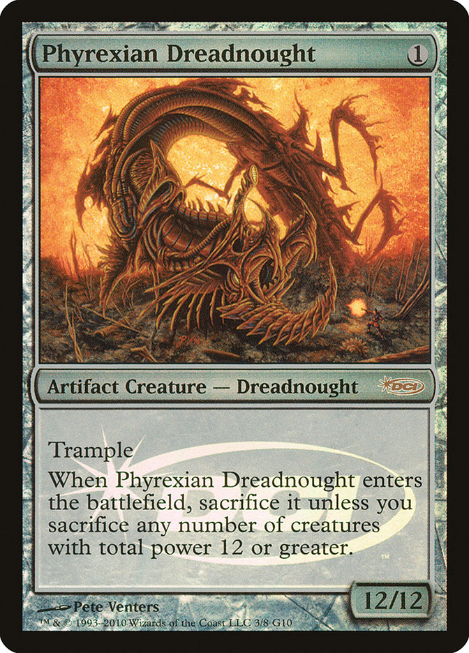 Phyrexian Dreadnought - MTG Card versions