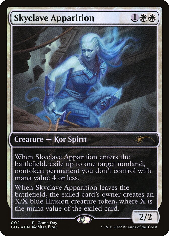 Skyclave Apparition - MTG Card versions