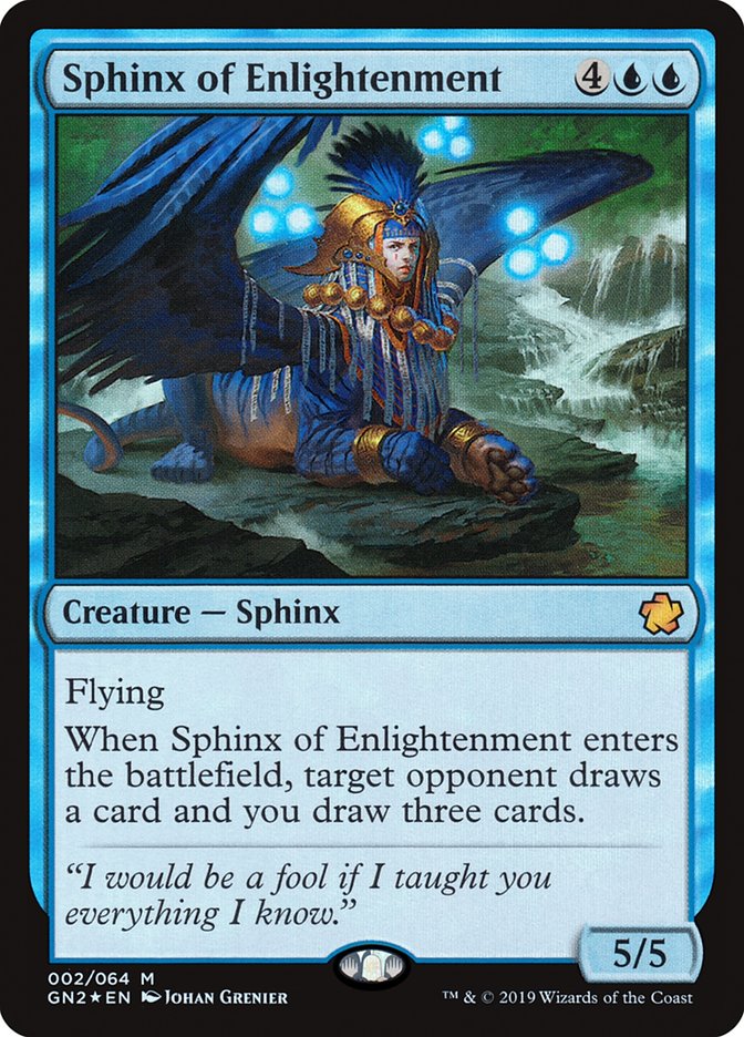 Sphinx of Enlightenment - MTG Card versions