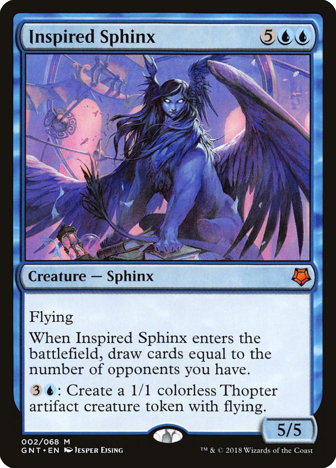 Inspired Sphinx - MTG Card versions