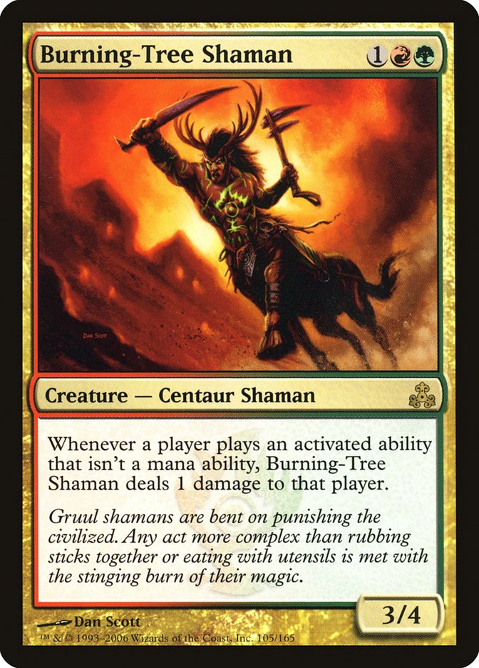 Burning-Tree Shaman - Guildpact (GPT)