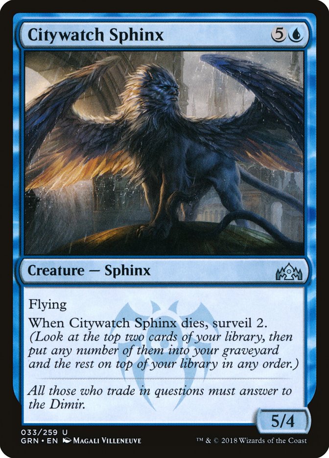 Citywatch Sphinx - Guilds of Ravnica (GRN)