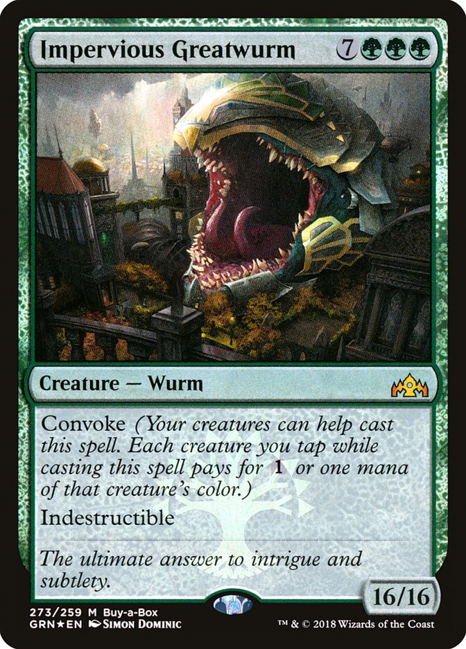 Impervious Greatwurm - Guilds of Ravnica (GRN)
