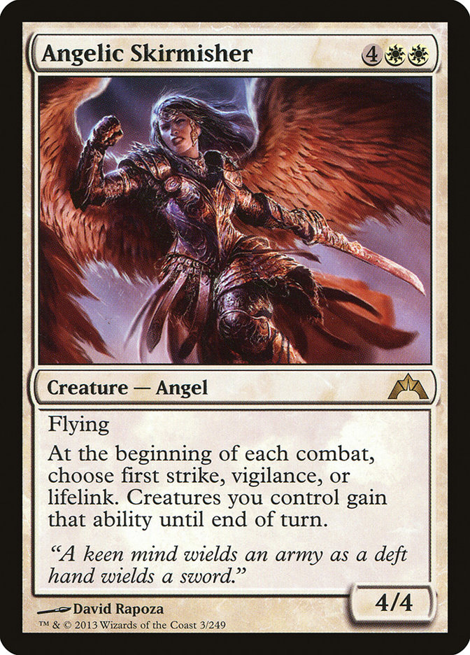 Angelic Skirmisher - MTG Card versions