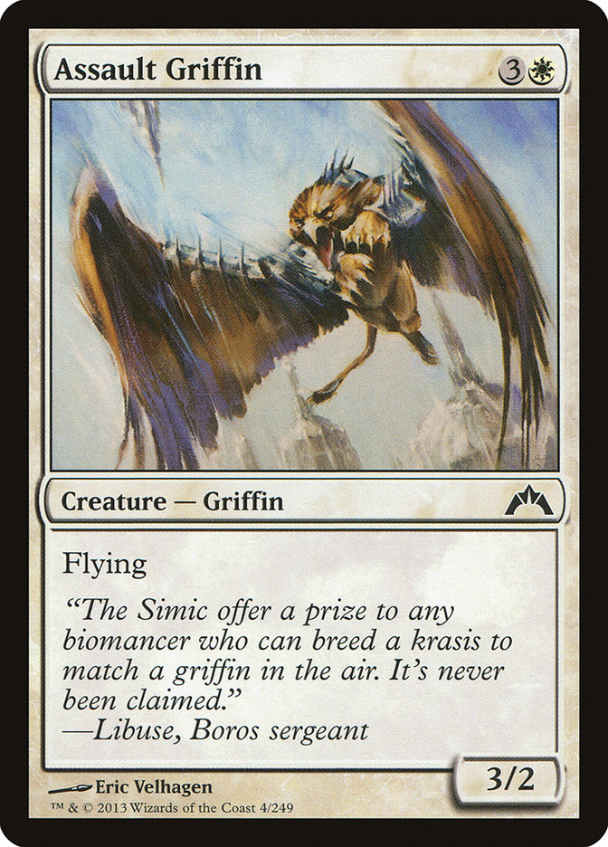 Assault Griffin - MTG Card versions