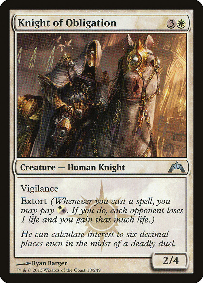 Knight of Obligation - Gatecrash