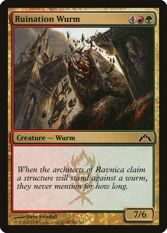 Ruination Wurm - Gatecrash