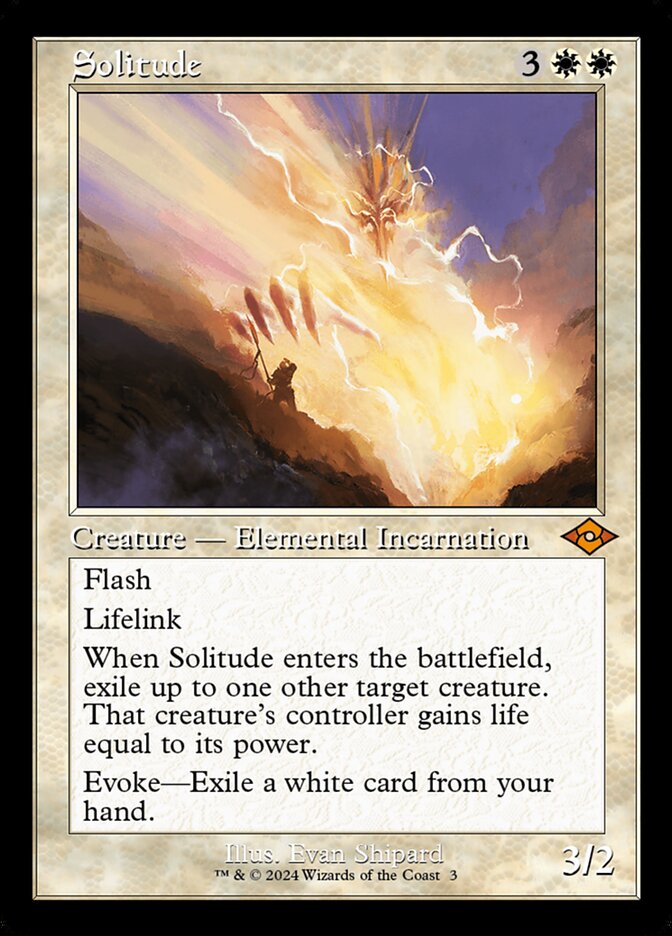 Solitude - MTG Card versions