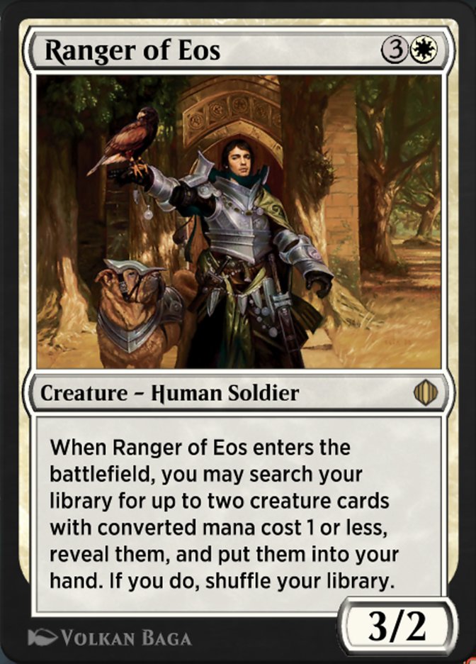 Ranger of Eos - MTG Card versions