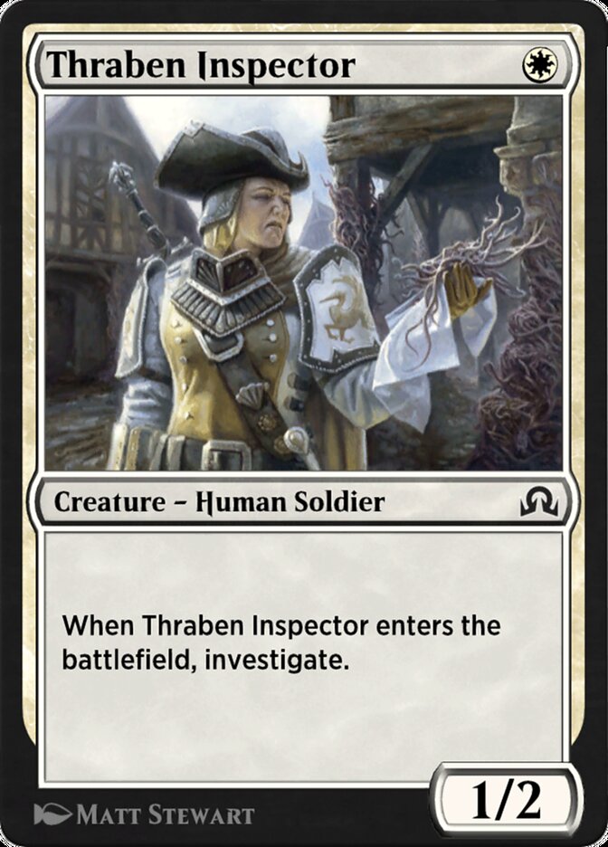 Thraben Inspector - MTG Card versions