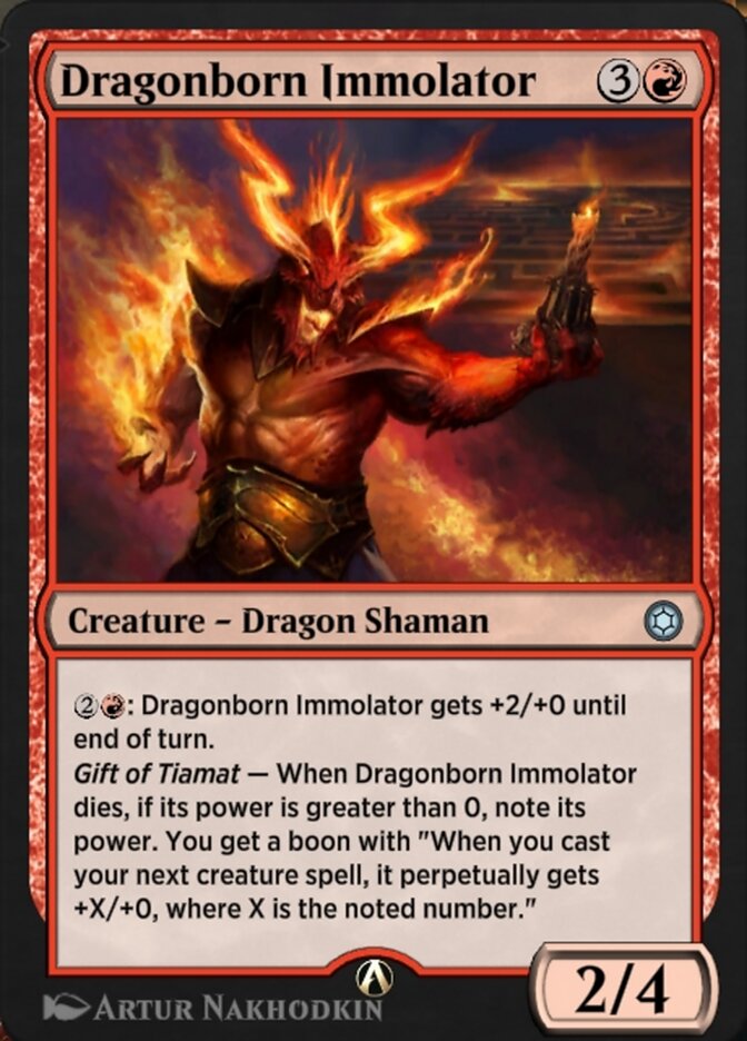 Dragonborn Immolator - Alchemy Horizons: Baldur's Gate